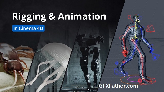 Motion Design School Rigging and Animation in Cinema 4D Free Download