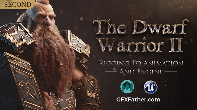 Wingfox The Dwarf Warrior ll from rigging to animation and engine Free Download