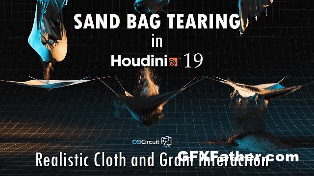 CGCircuit Sand Bag Tearing in Houdini Free Download