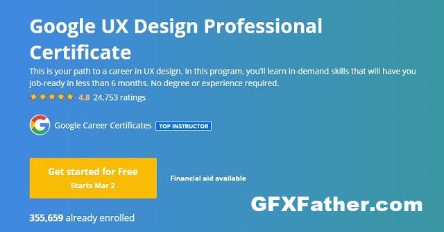 Coursera Google UX Design Professional Certificate Free Download
