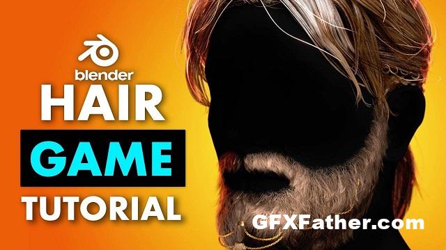 Flipped Normals Creating Hair for Games in Blender Free Download