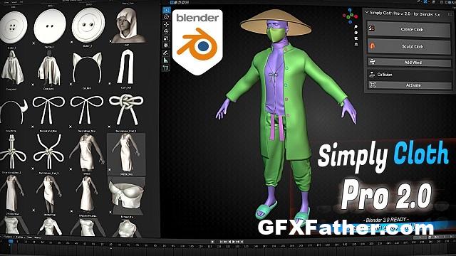 Simply Cloth Pro Blender Add-On Free Download