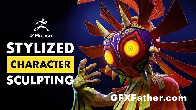 Stylized Character Sculpting in Zbrush Majora & Skull Kid Free Download