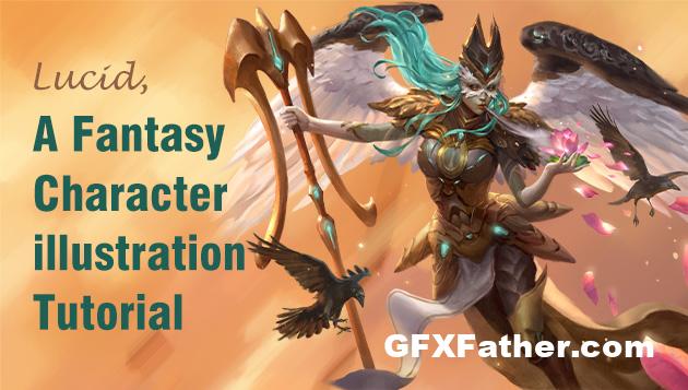 Wingfox Lucid A Fantasy Character Illustration Tutorial Free Download
