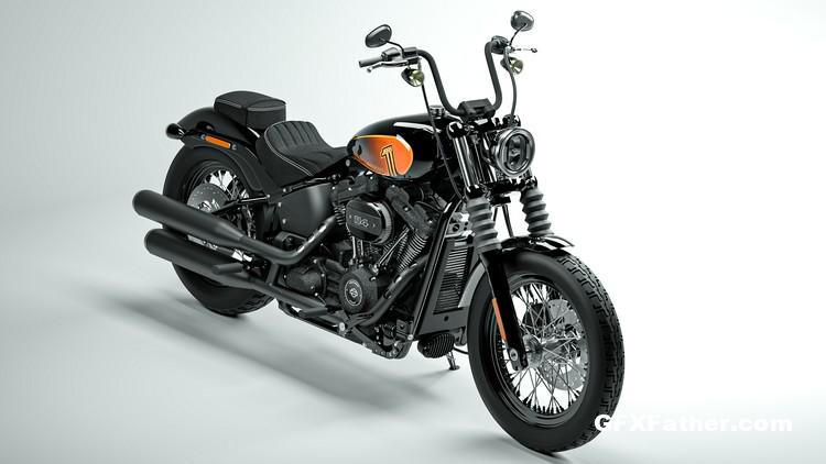 Udemy Motorcycle Modeling and Rendering with Cinema 4D and V-Ray 5