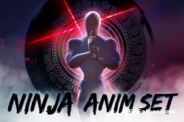 Bare Ninja Anim Set Unity Asset