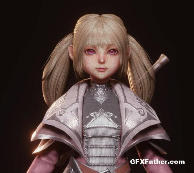 Create An Mmorpg Character Style In Blender Real Time Process