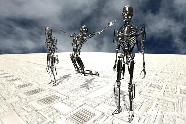 Humanoid Robot Series Skeleton Unity Asset