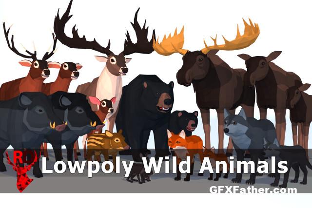 LowPoly Wild Animals Unity Asset