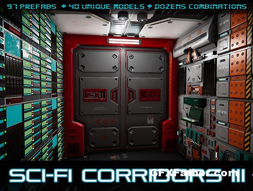 Sci-Fi Corridors III Unity Asset