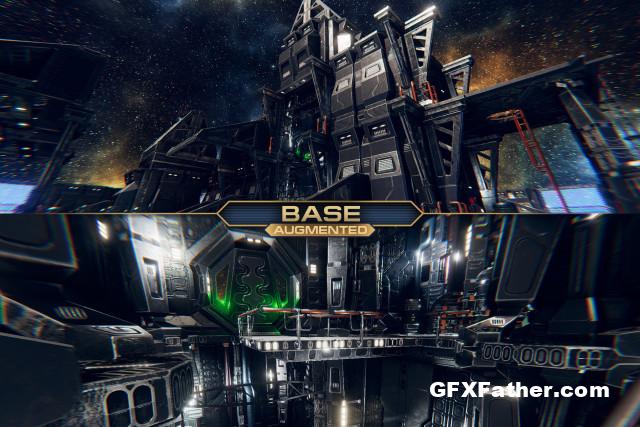 Sci-fi Heavy Station Kit Base Augmented Unity Asset