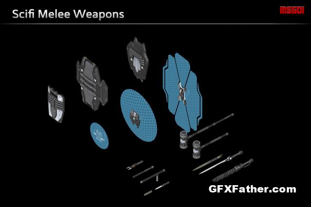 Scifi Melee Weapons Unity Asset