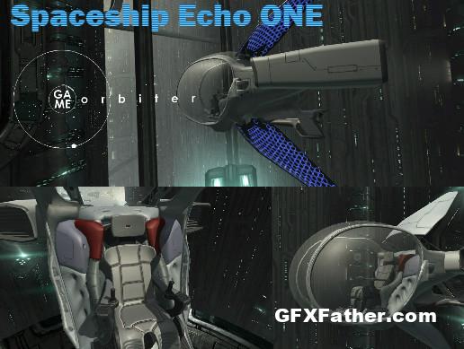 Spaceship Echo One Unity Asset