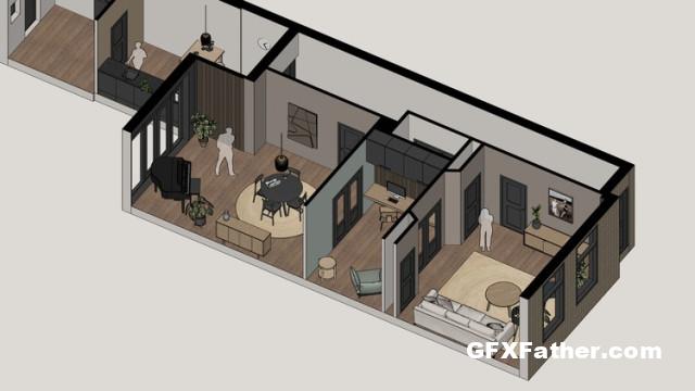 Udemy To Make A 3d Floor Plan Interior Design In Sketchup Free