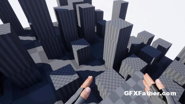 Unreal Engine Virtual Reality Character Flying