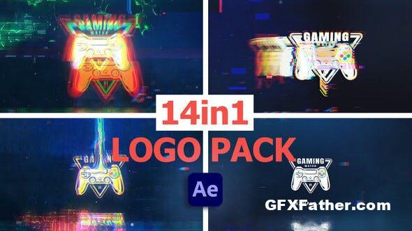 After Effects Glitch Logos 38523874