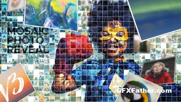  Download After Effects Mosaic Photo Reveal 7266788 V3