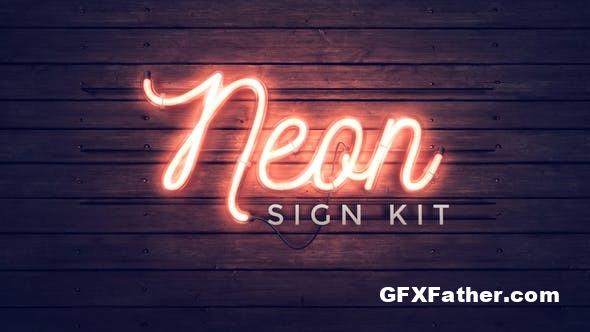 After Effects Neon Sign Kit 11928076 V