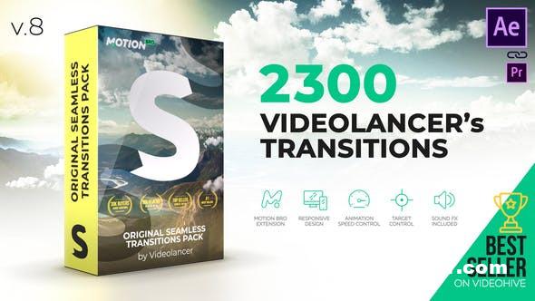 After Effects Videolancer's Transitions Original Seamless Transitions Pack18967340 V8