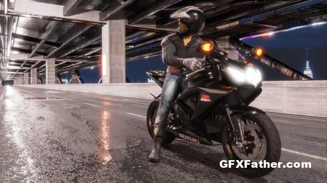 Udemy Make a Cinematic Motorcycle Race Animations in Blender