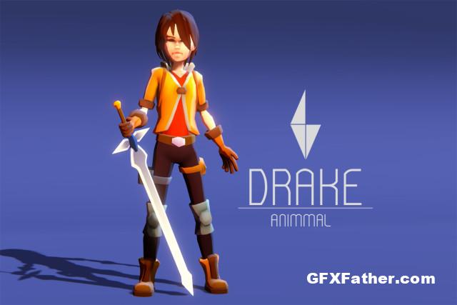 Unity Asset Drake-stylized Action Adventurerpg Character