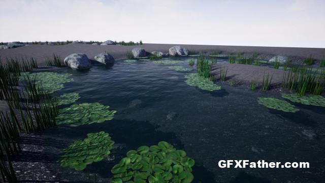 Unreal Engine Shadersource - Procedural Water Foliage Tool