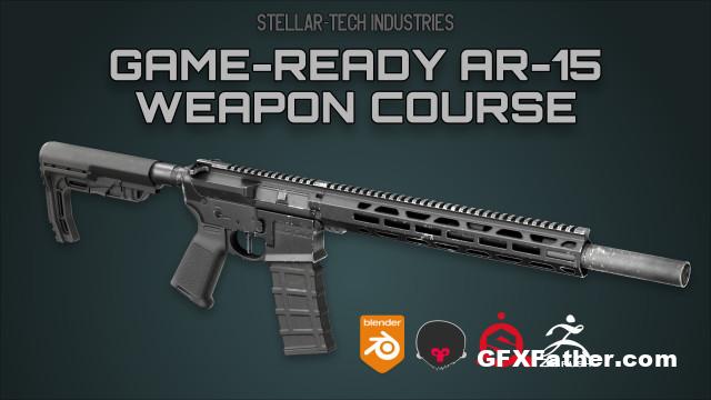 blender market Game Ready Ar-15 Weapon Course