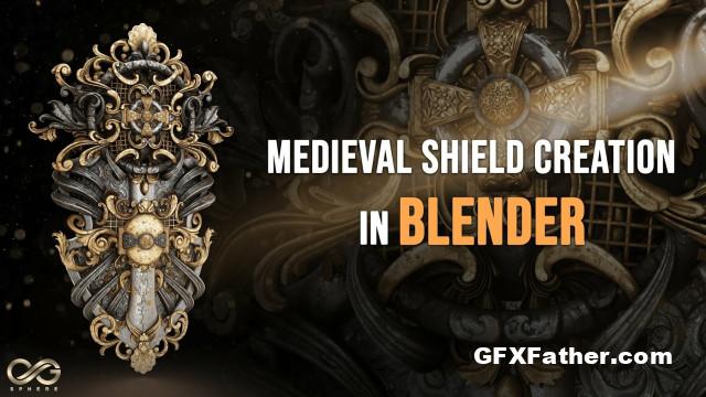 Artstation Create Super Detailed Shield In Blender Tutorial (Modeling, Texturing, Render)