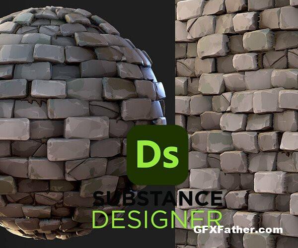 Artstation Stylized Bricks Substance 3D Designer