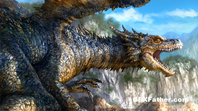 Udemy How To Digitally DrawPaint A Realistic Dragon In Photoshop