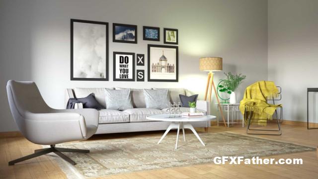 Udemy Learn to Create a 3D Living Room