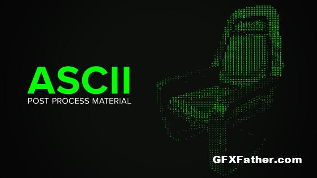 Unreal Engine ASCII Post Process Material (4.2x)