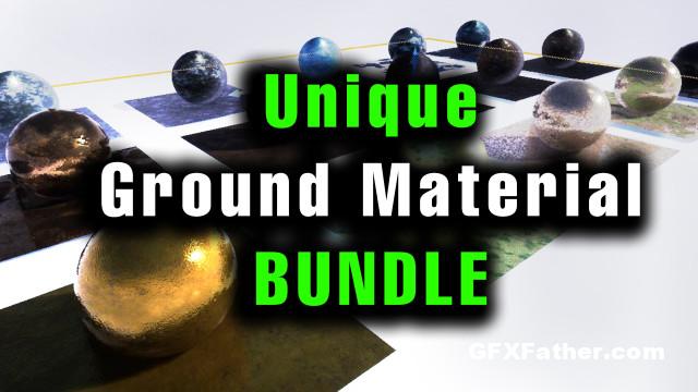 Unreal Engine Unique Ground Material Bundle (4.2x, 5.0)