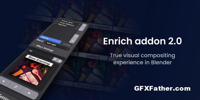 Enrich Add-On For Blender True Visual Compositing