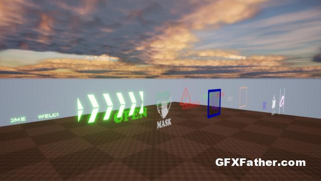 Unreal Engine Led Sign Materials (4.27, 5.0)