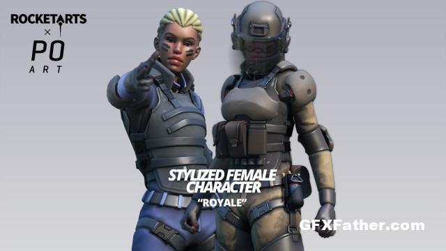 Unreal Engine Stylized Military Female (4.25 - 4.27, 5.0)