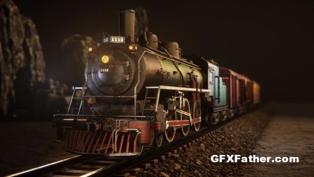 Unreal Engine Vintage Train (4.25 - 4.27, 5.0)
