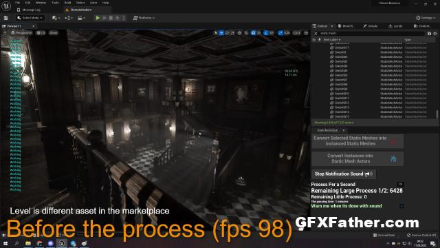 Unreal Engine FPS Booster Static Mesh Optimizer (4.2x)