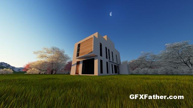Udemy 3Ds Max & Lumion Modern Villa Modeling & Rendering Course