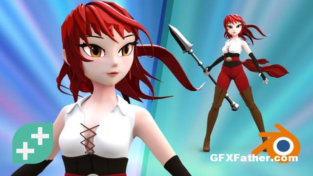 Udemy Blender Anime Character Gfxfather 2755