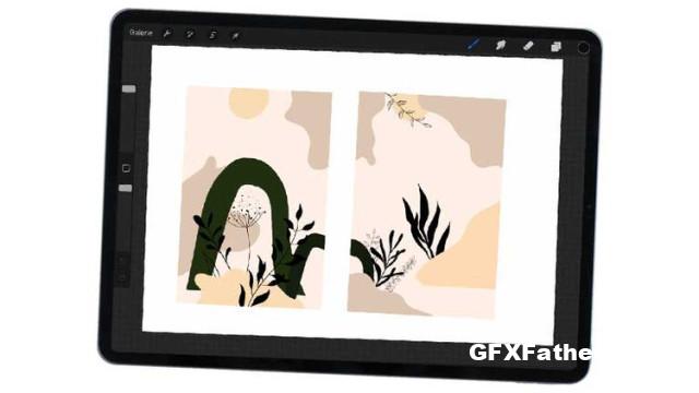Udemy Create Abstract Wall Art In Procreate And Photoshop