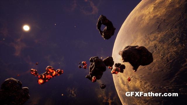 Unreal Engine Asteroids Planet (4.2x)
