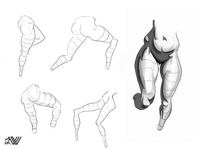 Art-Wod Anatomy for Concept Artists by Antonio Stappaerts
