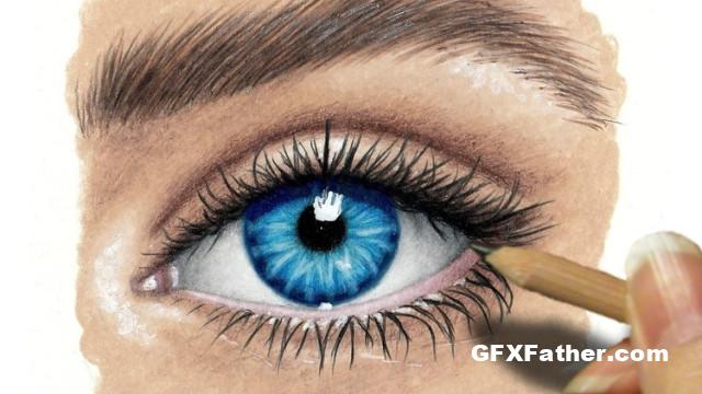 Udemy How to Draw Eyes with Colored Pencils