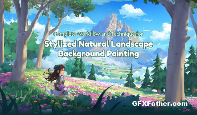 Wingfox – Stylized Natural Landscape Background Painting with Jingyuan Wong