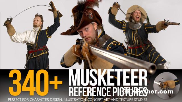 ArtStation 340+ Musketeer Reference Pictures