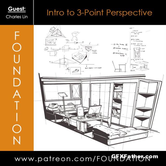 Foundation Patreon - Intro to 3 Point Perspective with Charles Lin
