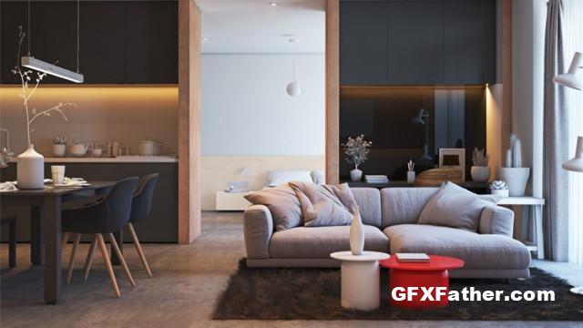 Udemy 3Ds MAX + VRAY 5 + Interior 3D Rendering