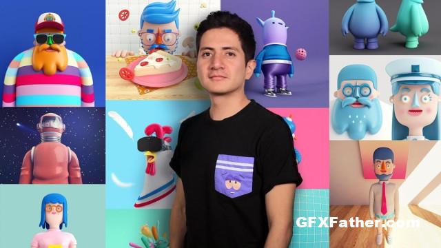 Domestika - Design of characters in Cinema 4D from sketch to 3D printing