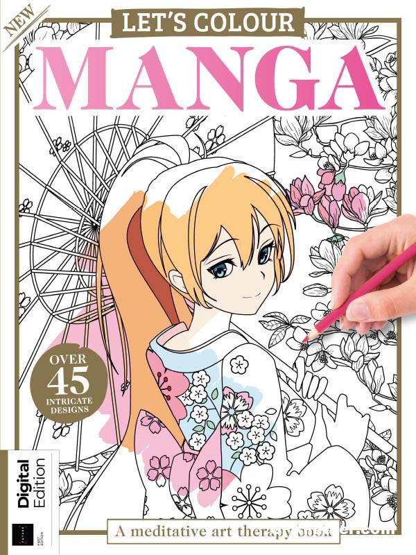 Let's Colour Manga First Edition 2023 Pdf Free Download